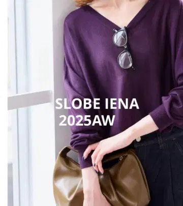 [ 이번 시즌 ] SLOBE IENA 워셔블 돌먼 V넥 풀오버