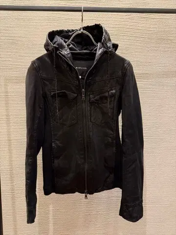 00s buffalo bobs leather hoodie jacket