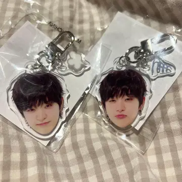 TREASURE 얼굴 아크릴 키링 지훈 화남 슬픔 2개 세트