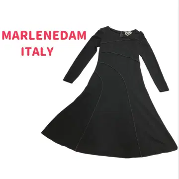 MARLENEDAM 블랙 긴팔 원피스 울 혼방 사이즈 40 스티치