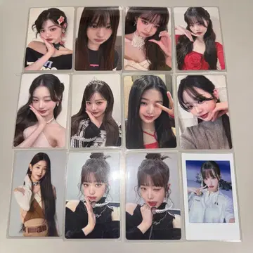 IVE 트레이딩 카드 사인 묶음 판매 106점