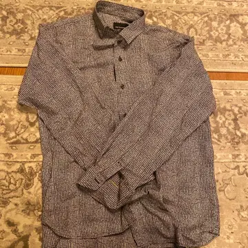 짐 톰슨 기하학 패턴 긴팔 셔츠 L