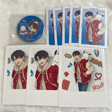 파라라이 이누카이 유진 산리오 G프리 트레트레 사진 캔뱃지