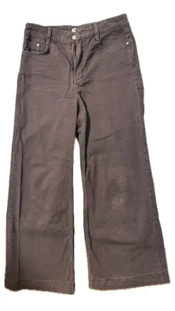 ZARA 브라운 와이드 레그 데님 EUR 36