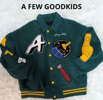 새상품급 A FEW GOODKIDS 컬러풀 바시티 자켓 오버 사이즈 S
