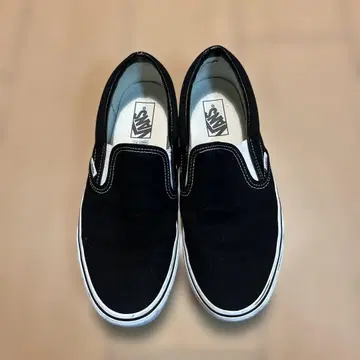 [ 새상품급 ] VANS 블랙 슬립온 28cm