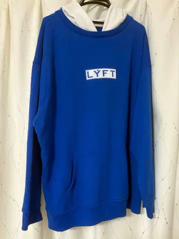LYFT 오버 사이즈 후드티 파랑 XXL