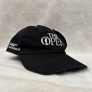 Ahead 캡 블랙 자수 로고 146th 전영 기념 모자