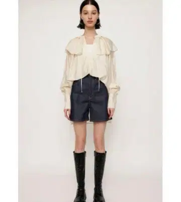 나카마치 아야 착용 SLY HW WIDE S/PT-A 데님 숏팬츠