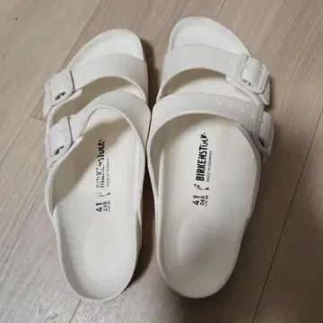 BIRKENSTOCK 화이트 샌들 41