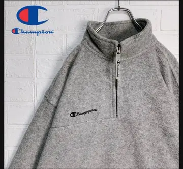 챔피온 프로덕츠 하프 지퍼 플리스 XL 그레이 골드윈