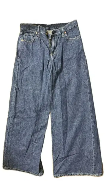 GAP 스트레이트 데님 24 00R 데님 블루