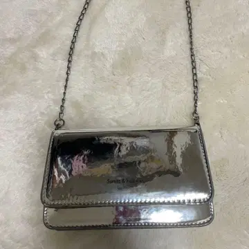 Sunita & Fushions 실버 숄더백