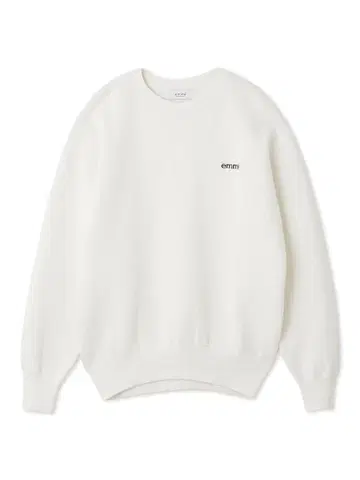 [ 새상품 즉시 발송 ] emmi 로고 밀라노 리브 상의