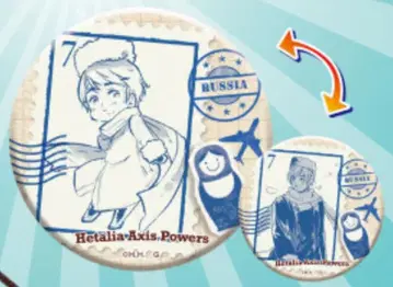 헤타리아 러시아 원작 그림체 체인지 캔뱃지