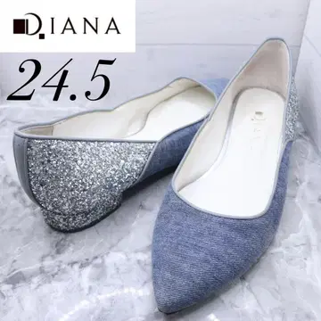 [ 136 ] DIANA 다이애나 펌프스 글리터 데님 실버 파랑 24.5