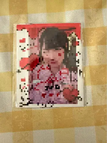 오오니시 아오이 친필 사인 폴라로이드