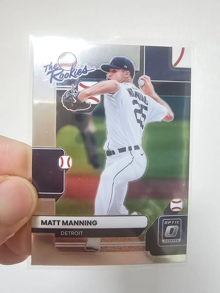 삼성 라이온즈  루키 매트 매닝 루키 야구 카드 Donruss 옵틱