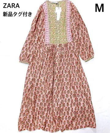 [택 포함 새상품] 자라 ZARA 에스닉 원피스 긴팔 레이스