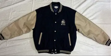 [상태 상당히 좋음] BOSS 바시티 자켓 네이비/베이지