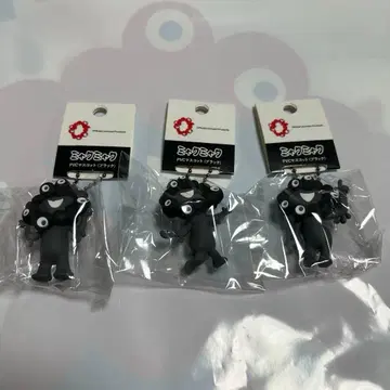 블랙 미야쿠미야쿠 PVC 마스코트 키링 3종 볼체인 간사이 박람회