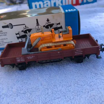 메르클린 HO 게이지 불도저 부착 화차 세트 4424