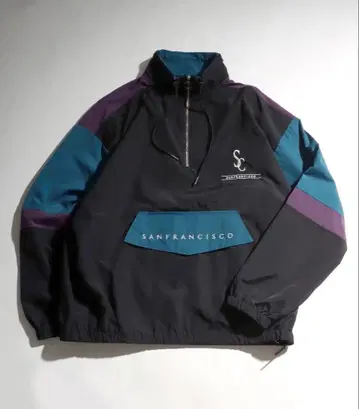 Salong hameu 하프 지퍼 나일론 자켓 M