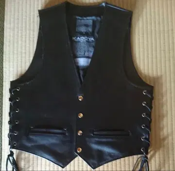 카도야 라이더스 베스트 가죽 베스트
