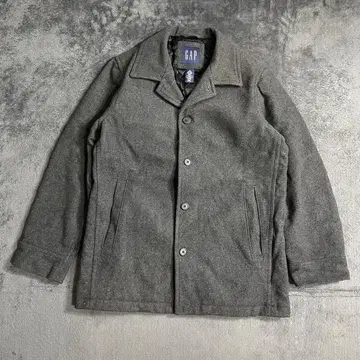 GAP 울 하프 코트 그레이