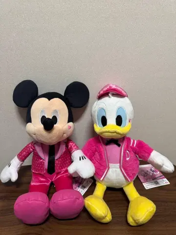 디즈니 미키 & 도날드 봉제 인형 2체 세트