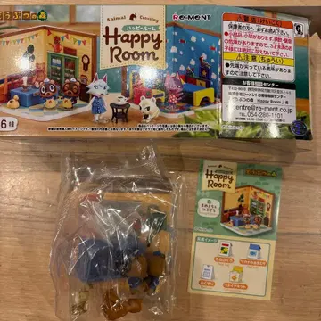 동물의 숲 해피홈 리멘트 피규어 두부&밤돌이