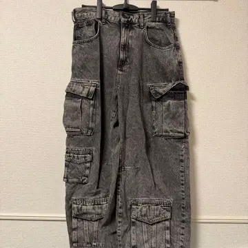 ZARA 유틸리티 데님 카고 팬츠 US30