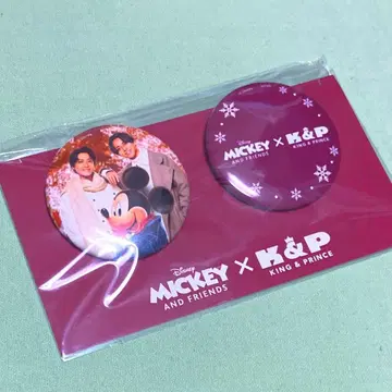 Mickey & Friends x King & Prince 캔뱃지 세트