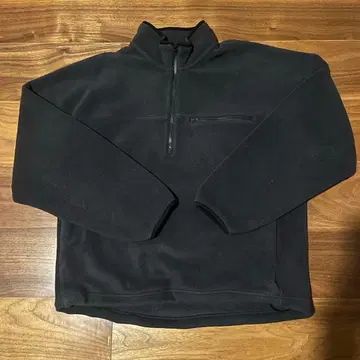 UNIQLO 플리스 오버사이즈 하프 지퍼 풀오버 / 남녀 공용 / M