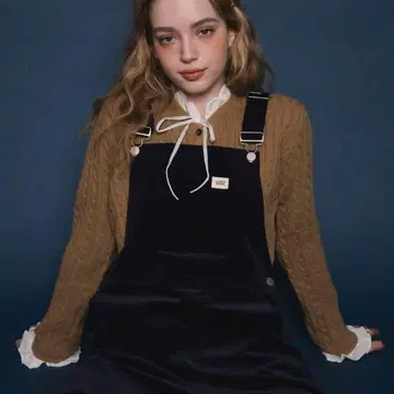 ALLISON BROWN 니트 가디건 리본