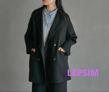 [ LEPSIM ] W 브레스 미들 자켓 블랙