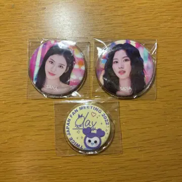 TWICE 사나 ONCE DAY 팬미팅 2022 캔뱃지