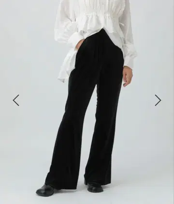 LEPSIM 이지 벨로아 팬츠 블랙 freesize