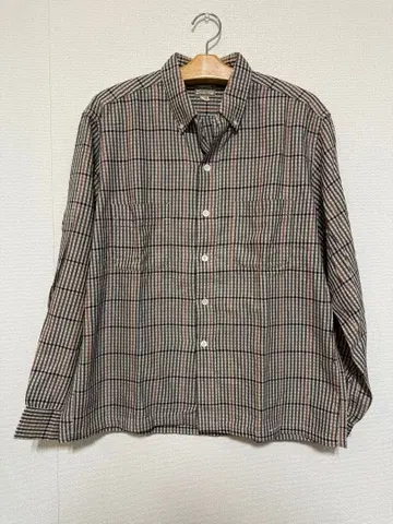 Mc'GREGOR 맥그리거 50년대 빈티지 체크 무늬 셔츠 M/L