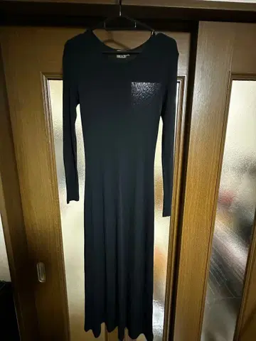 Calvin Klein 블랙 롱 원피스 M