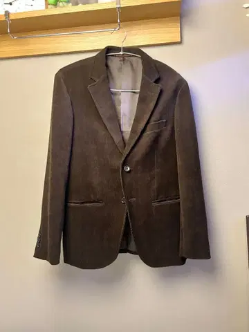 브라운 코듀로이 테일러드 자켓