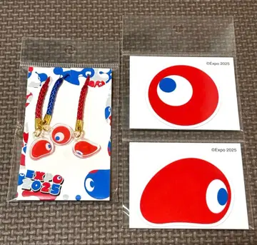 코먀쿠 공유 스트랩 스티커 씰 오사카 간사이 만박 EXPO 2025