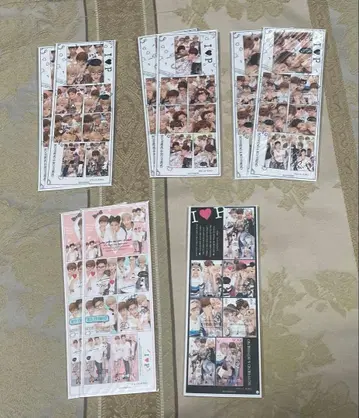 BOYFRIEND 푸리쿠라풍 스티커 세트