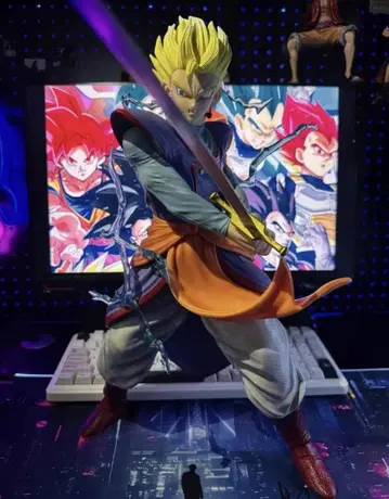 드래곤볼 Z 손오반 계왕신 의상 제트 소드 레진 키트 피규어