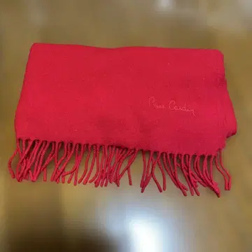 4 피에르 가르뎅 머플러 빨간색 레드