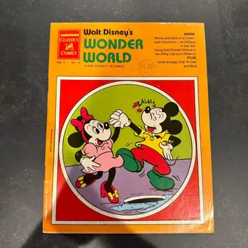 초레어 디즈니 코믹 빈티지 wonder world