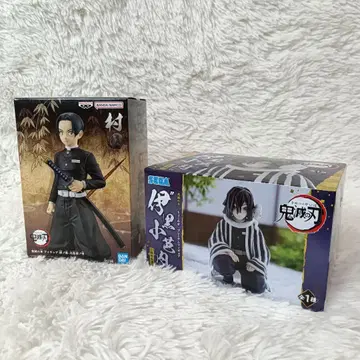 미개봉 귀멸의 칼날 무라타 & 이쿠로 오바나이 피규어 세트