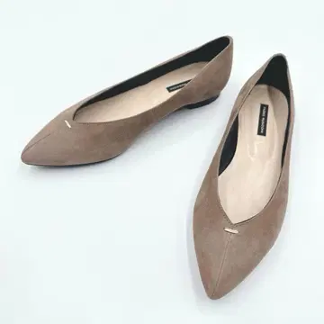 FABIO RUSCONI 플랫슈즈 스틸레토 스웨이드 38