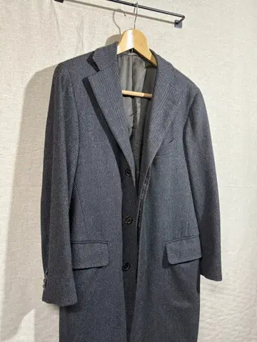 사르토리아 파르마 체스터 코트 그레이 헤링본 42