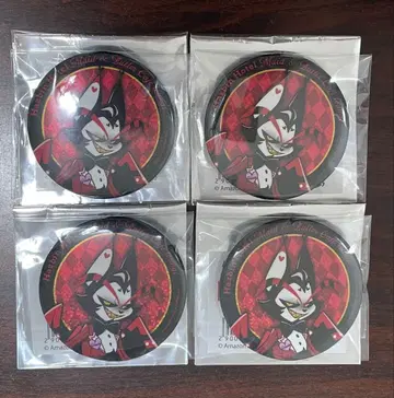 해즈빈 호텔 애니메이트 카페 캔뱃지 허스크 4종 세트